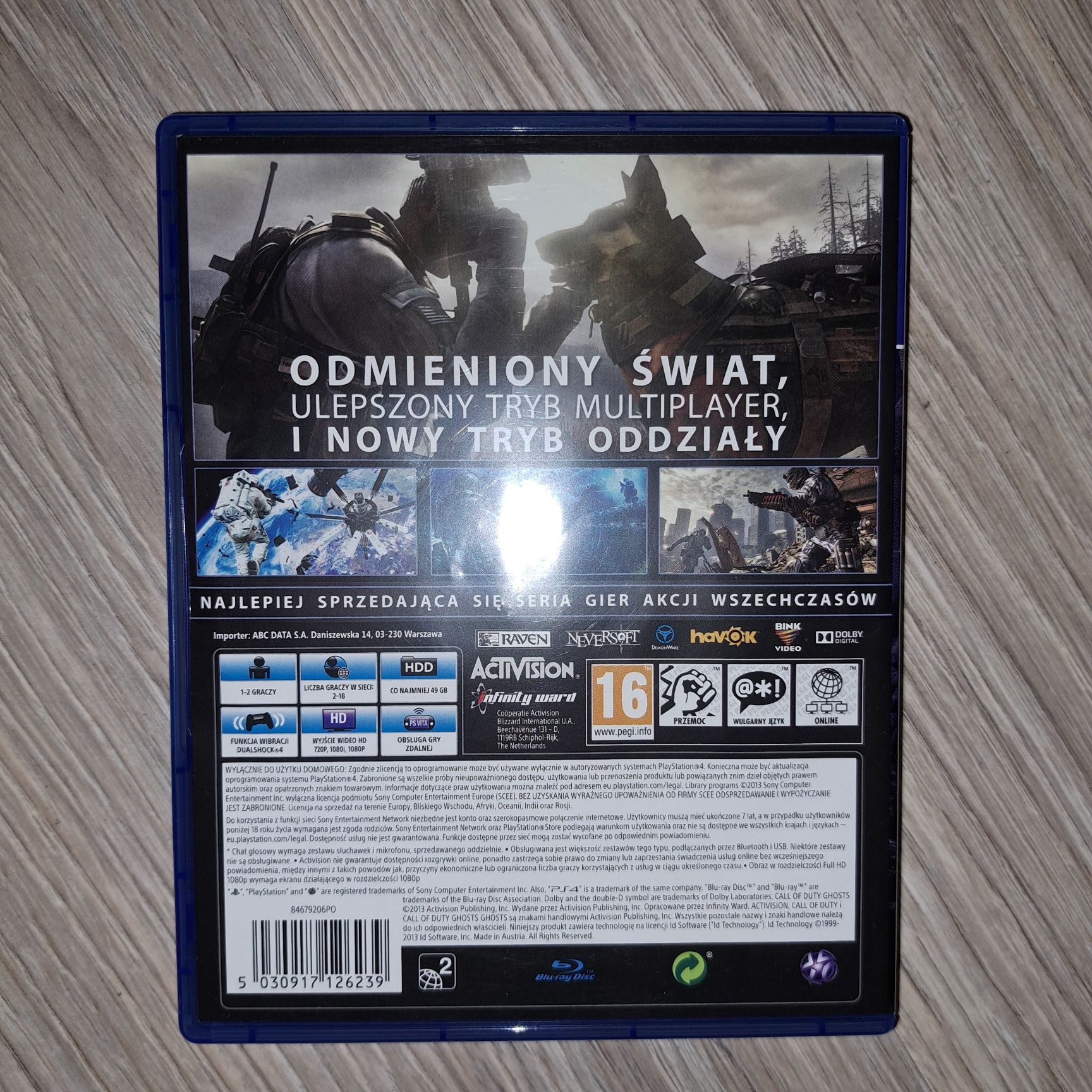 Call of Duty Ghosts ps4 Pl.napisy