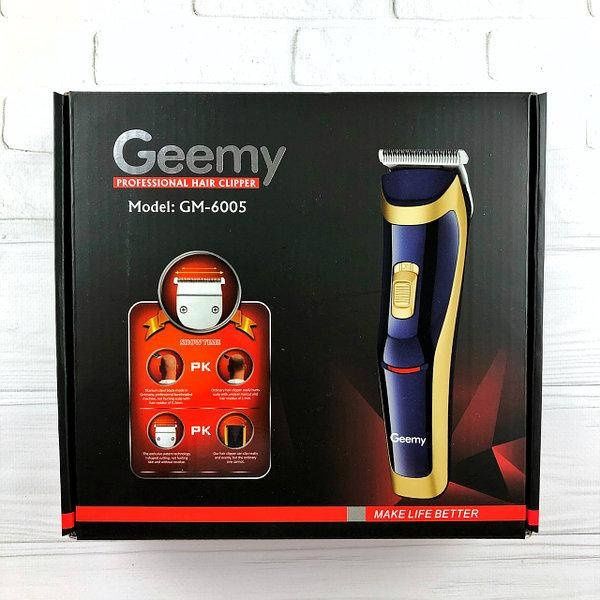 Профессиональная машина Gemei GM 6005 для стрижки волос с насадками