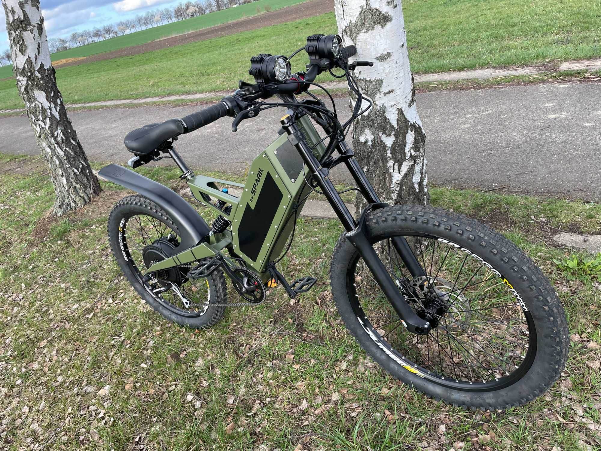 Nowy Rower Elektryczny Ev Spark Gamma Fatbike 3000W 48V