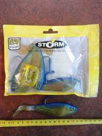 gumy Rippery z USA Storm Wildeye Swim Shad 5. 18g. Holograficzne 4szt.