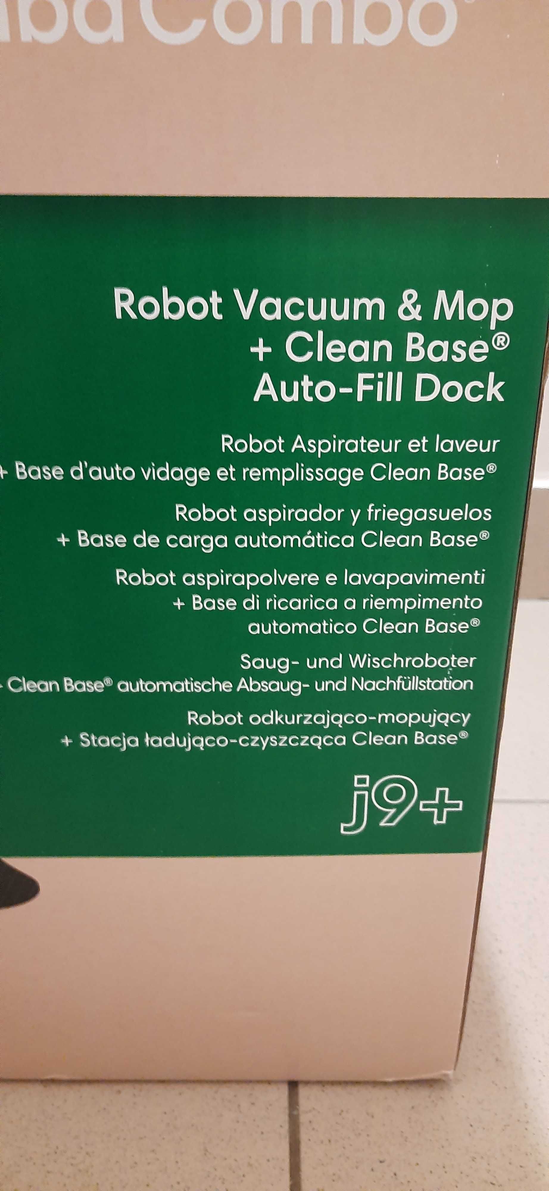 Robot odkurzająco mopujący  Roomba Combo ze stacją ładującą