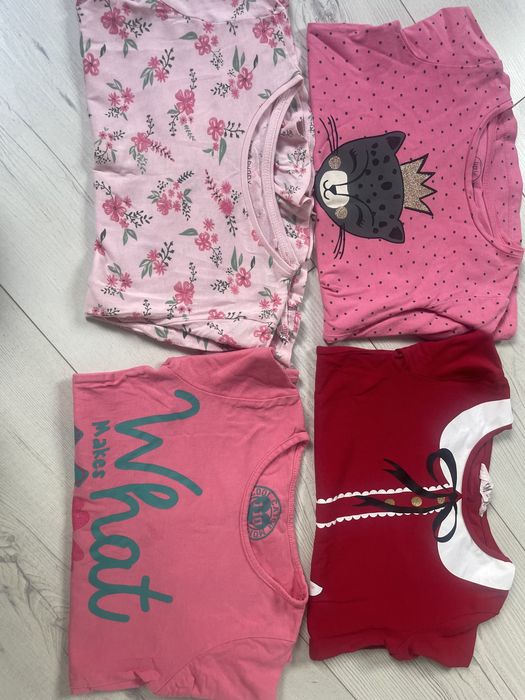 Koszulki długi rekaw dla dziewczynki 110/116