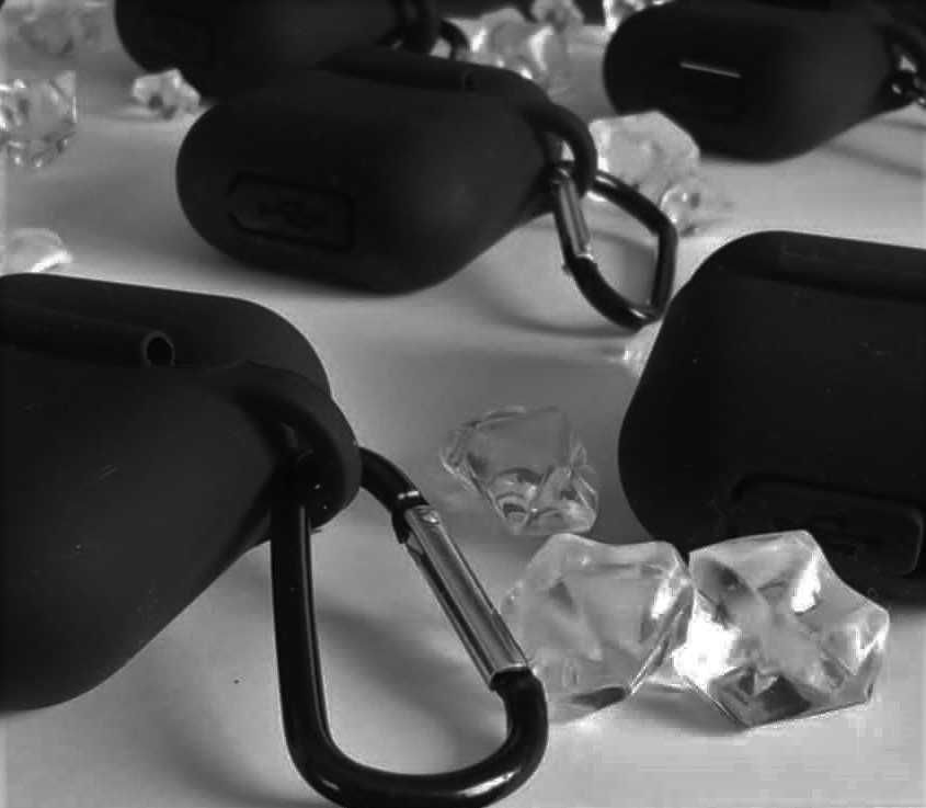 Eleganckie etui do Apple AirPods 1/2 generacji + karabińczyk! | Czarne
