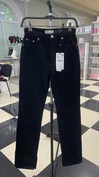 Zara зара джинси нові чорні джинсы новые черные 34 размер розмір