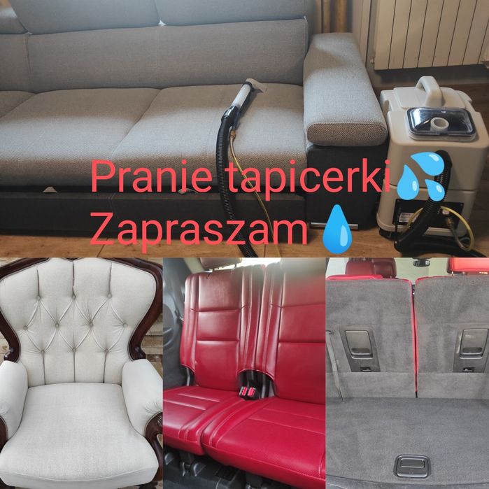 "Twoje auto i meble jak nowe! Pranie tapicerki na najwyższym poziomie.