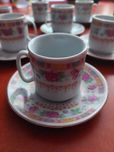 ZESTAW DO KAWY espresso filiżanki 50 ml.+ spodki