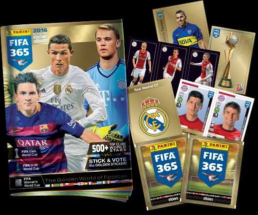 Cromos Panini "Fifa 365" 2016 (ler descrição)