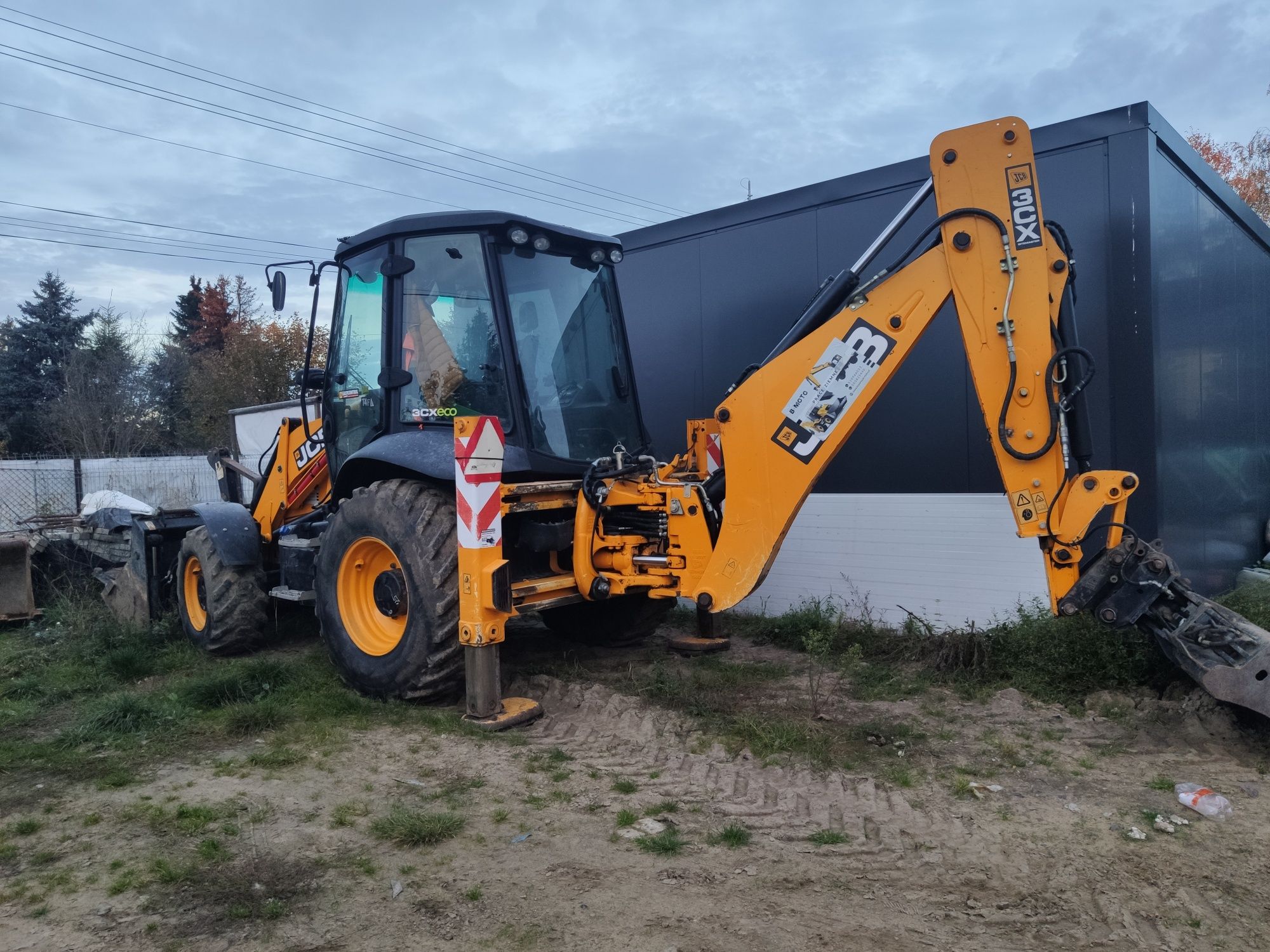 JCB 3CX tylko 4870mth joystick Hydrauliczna Skarpowka Klima bez adblu