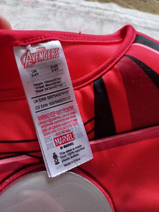 Костюм Залізної людини з підсвіткою,3-4 рочки