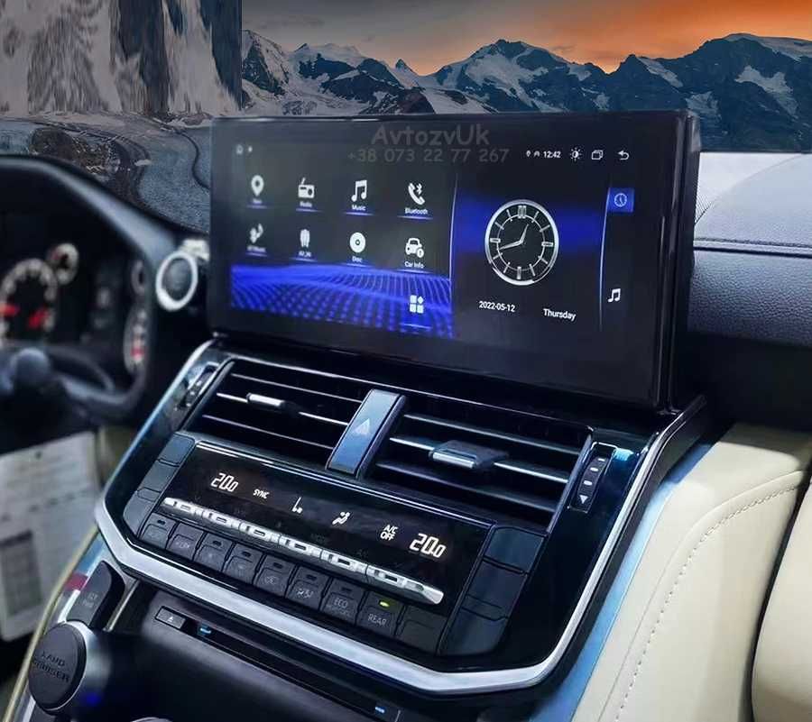 Дисплей LC 300 Toyota LAND CRUISER 300 Магнитола GPS Android CarPlay