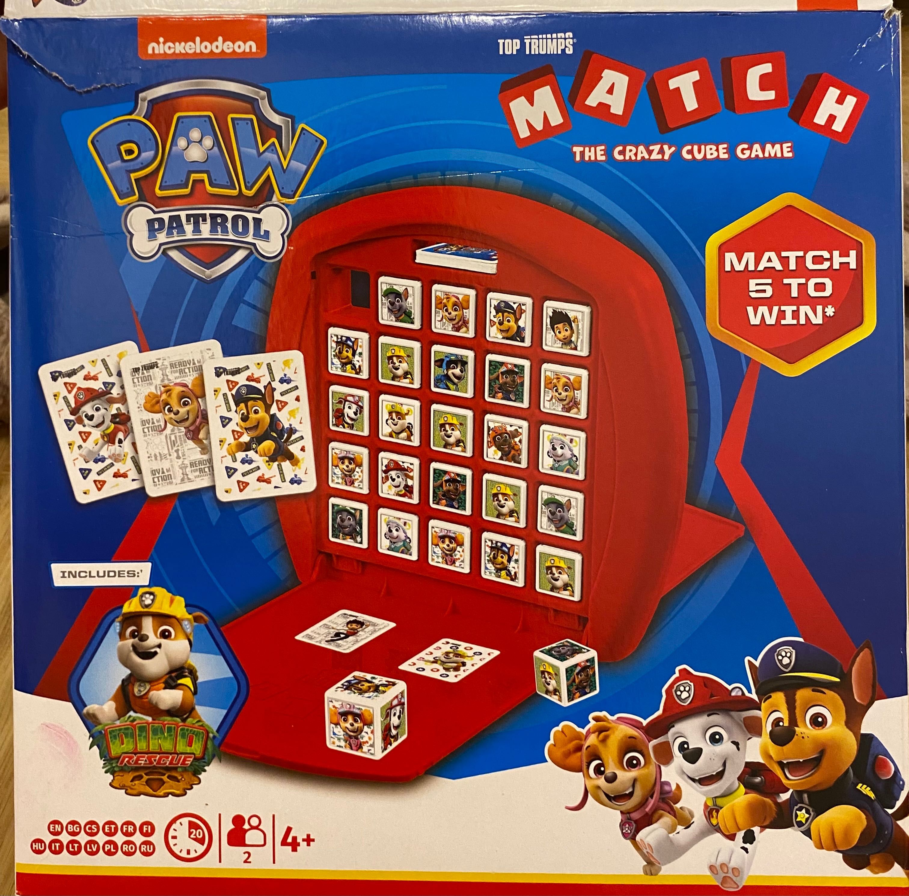Top Trumps Match, Psi Patrol - gra logiczna