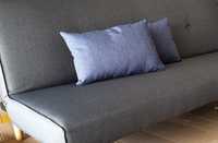 Tapczan łóżko kanapa wersalka Sofa Rozkładana z dwoma poduszkami