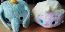 Tsum Tsum: Dumbo e Elsa da Frozen: originais da Disney