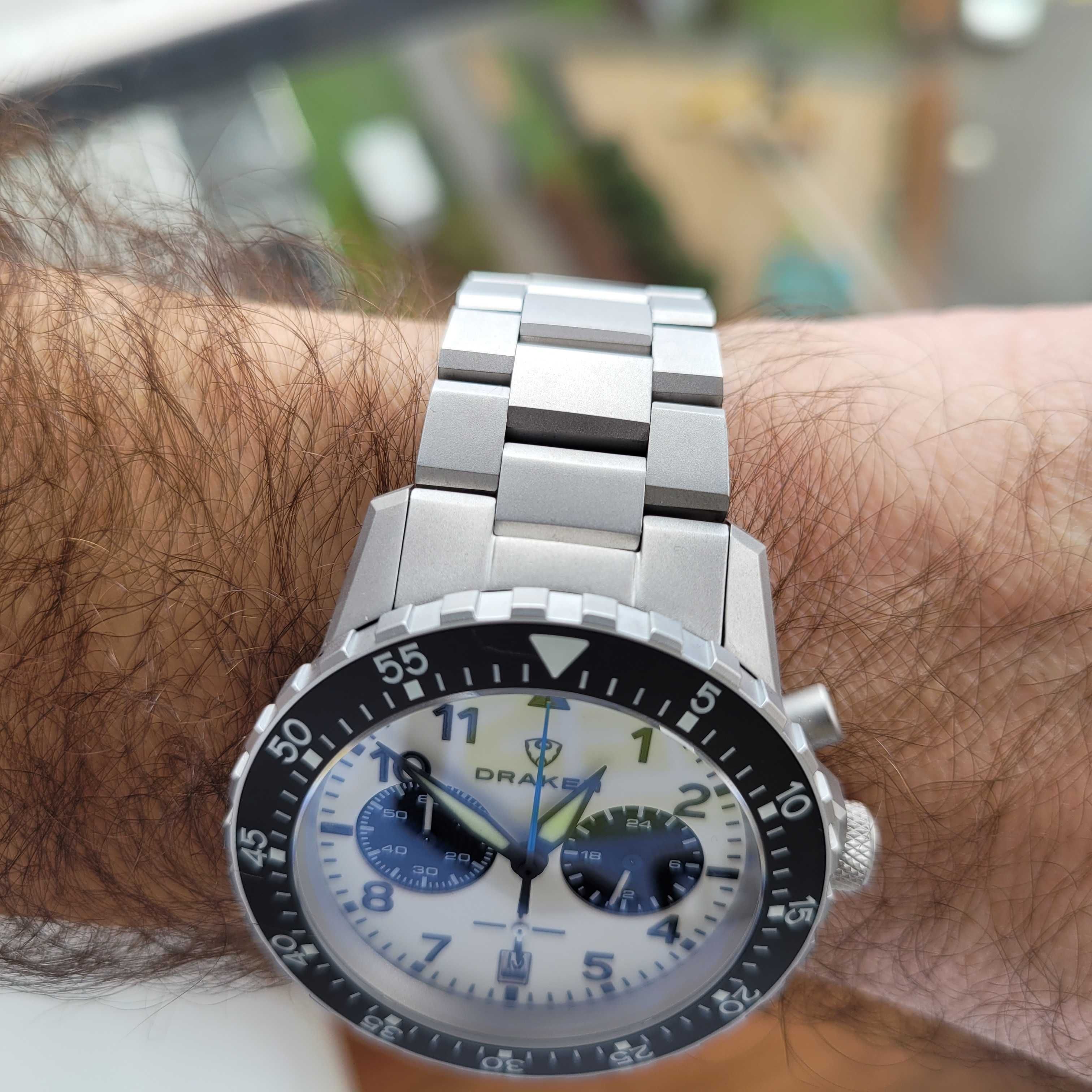 Draken Kruger Panda | mechanizm Seiko VK63 | zegarek