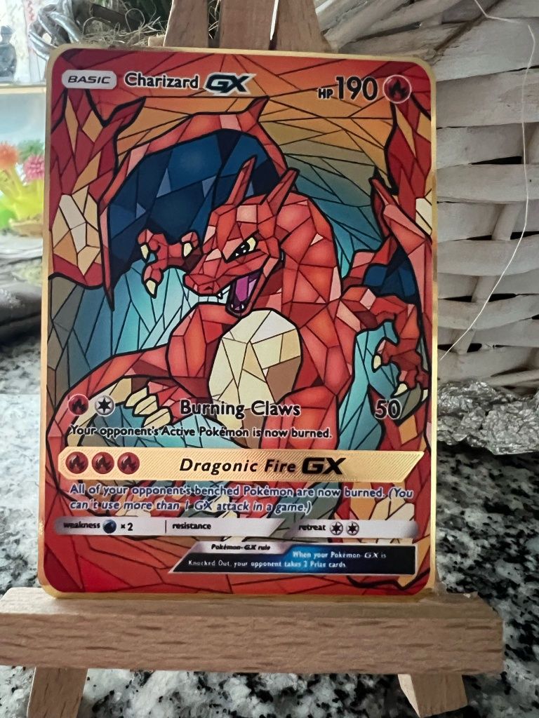 Charizard Metal Card