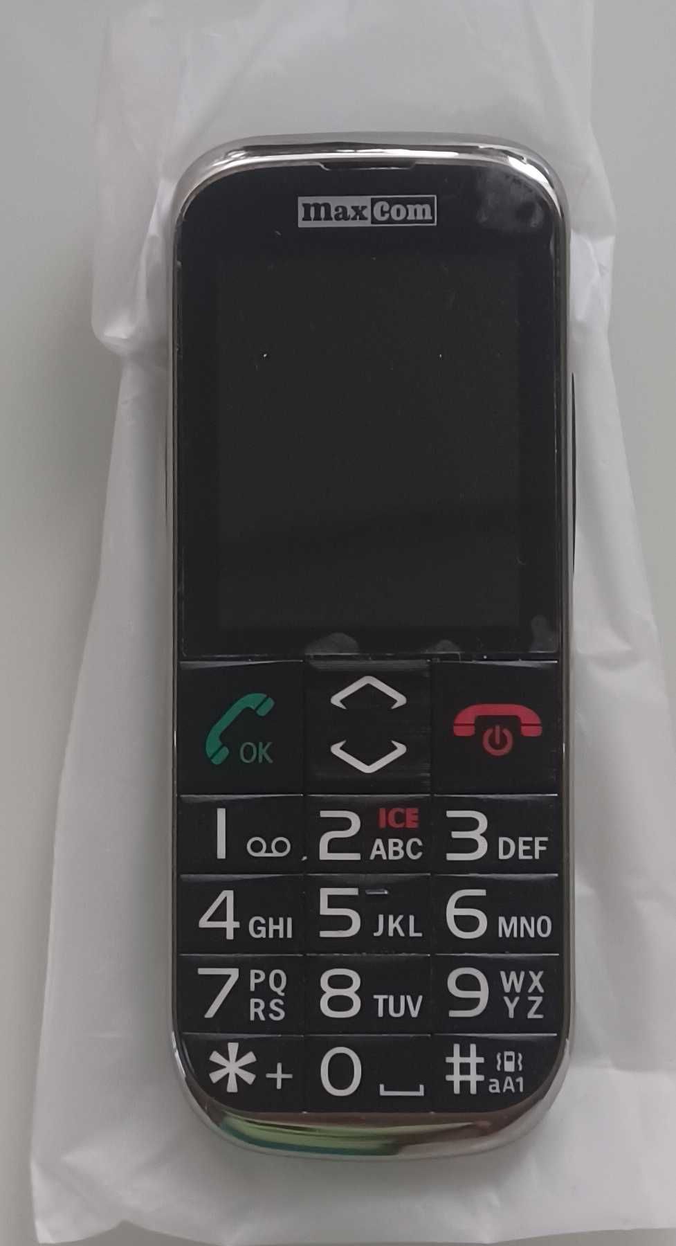 Telefon dla seniora MaxCom MM720BB