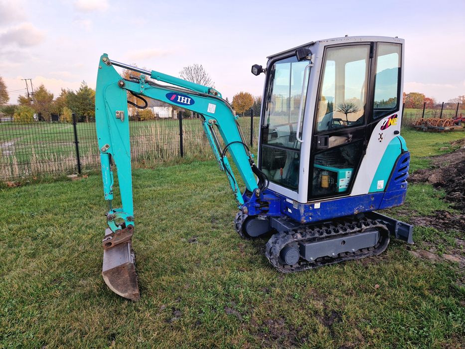Minikoparka Japoński IHI 17NE nowe gąsienice i rolki nie kubota yanmar