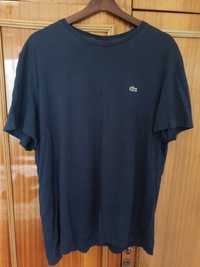Темно-синя чоловіча футболка Lacoste XL