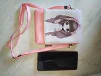 новая сумочка аниме розовая для девочки телефона сумка маленькая