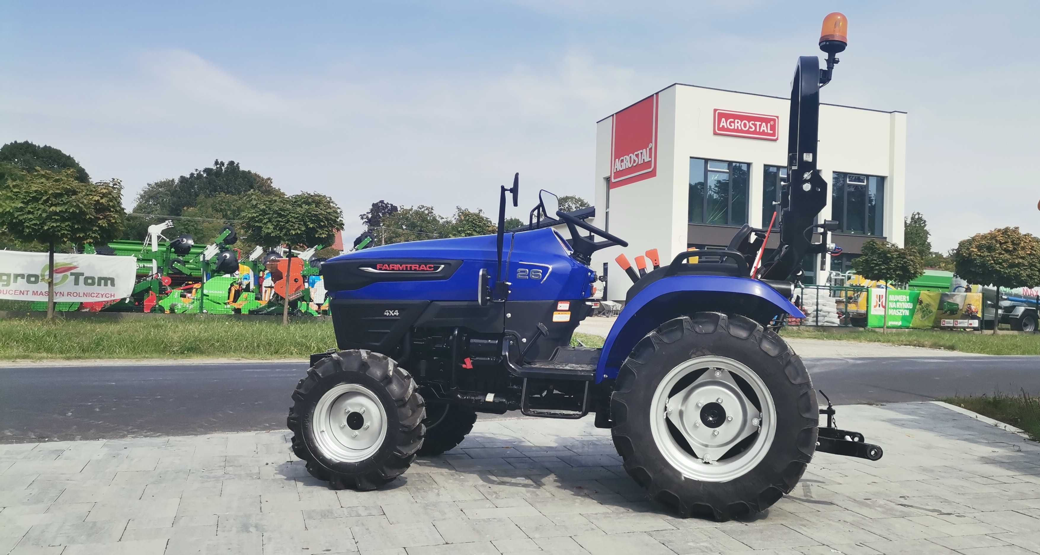 Farmtrac ogrodowy 26 4WD 26KM TUZ kabina AGROSTAL Promocja