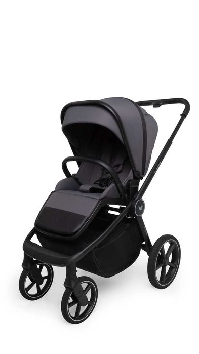 MUUVO FIVE wózek głęboko spacerowy 2w1 | Classic Black + GRATIS