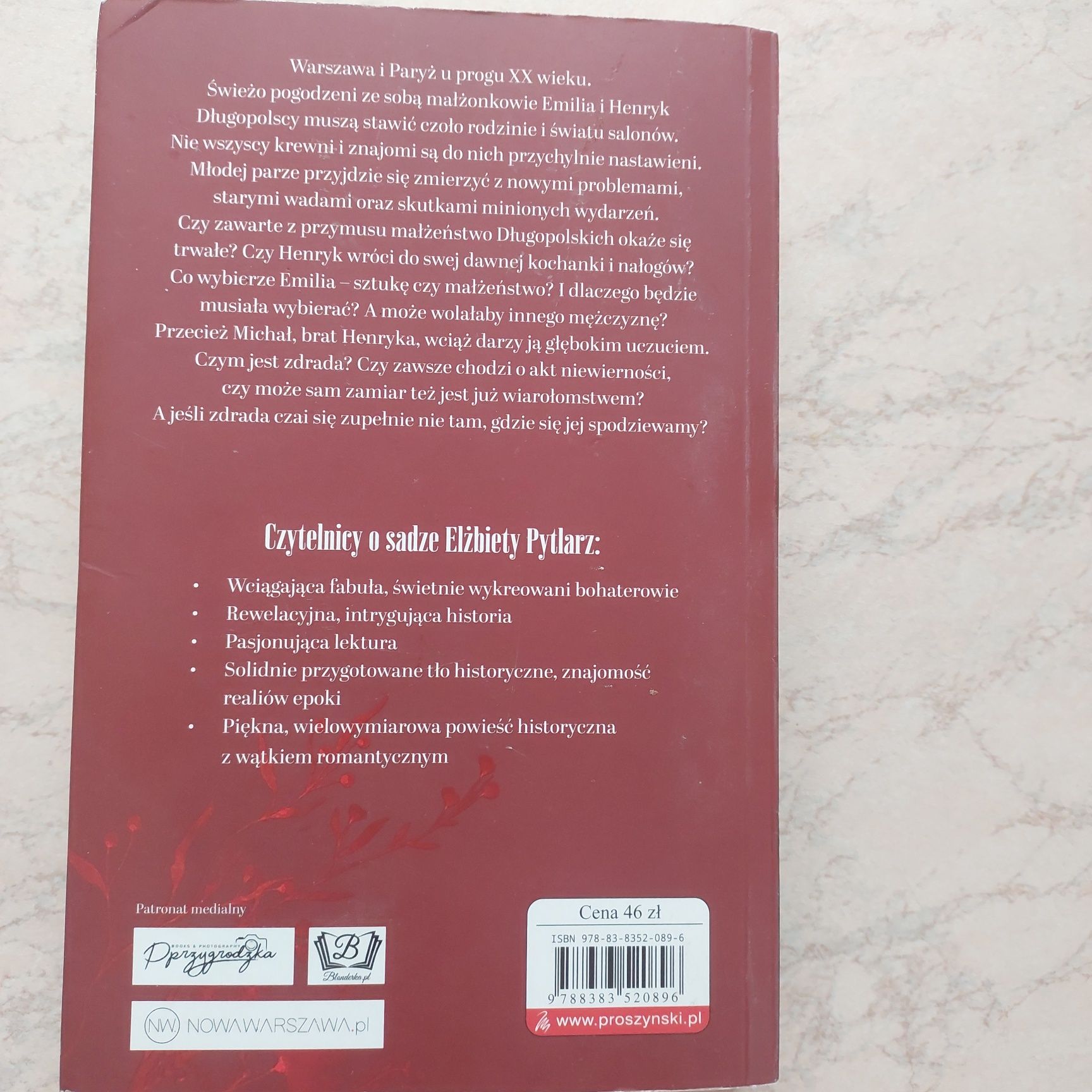 Zestaw 3 książek Intrygi i namiętności E.Pytlarz Mezalians,Zdrada, Poj