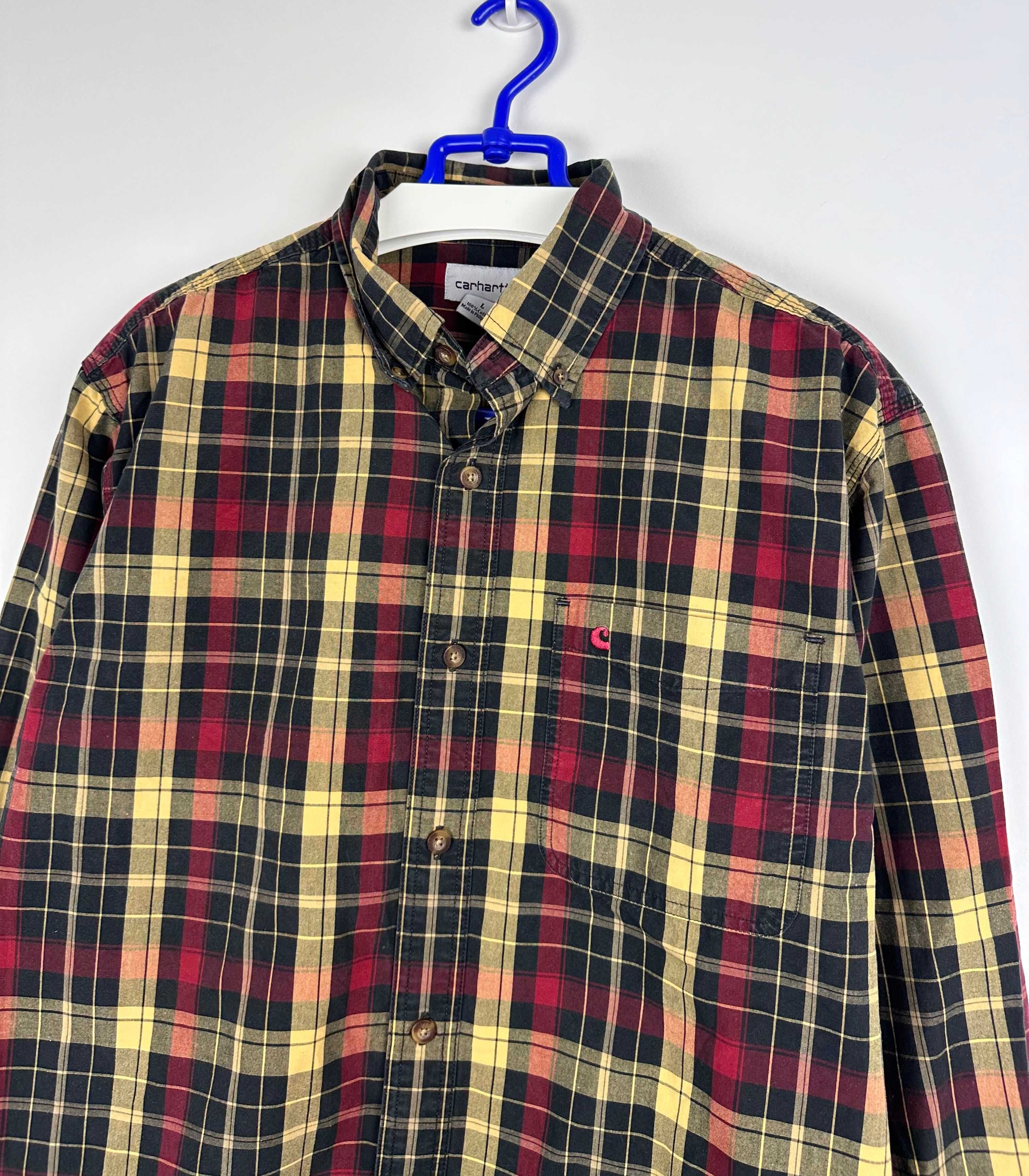 Koszula w kratę Carhartt flanelowa workwear r. XL