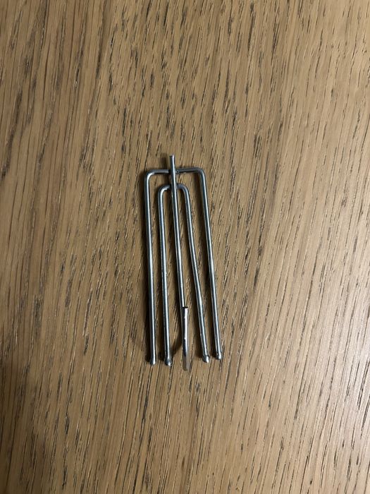 Metalowe Haczyki do zasłon firanek 60 sztuk ze stali nierdzewnej