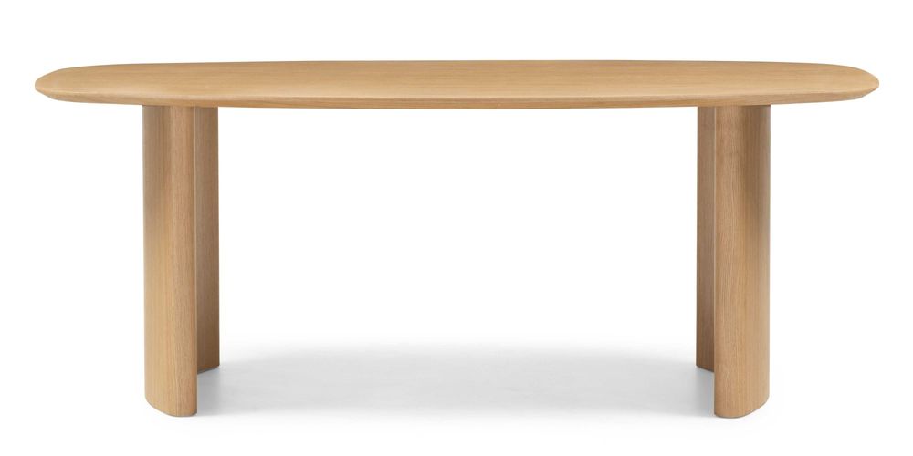 ZZ1887 - Stół do jadalni Oriento 200 cm, owalny, fornir dąb naturalny