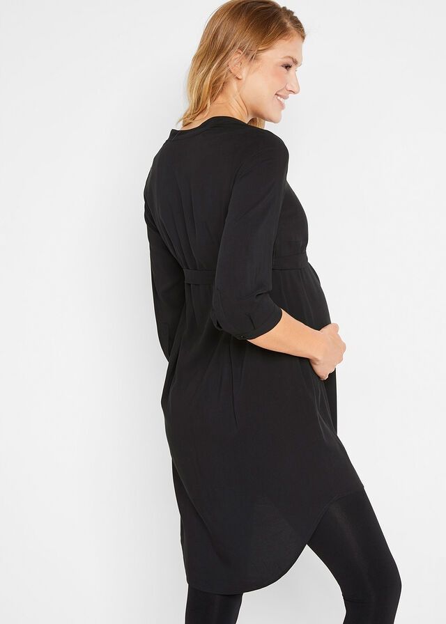 B.P.C sukienka ciążowa czarna z wiskozy 40.