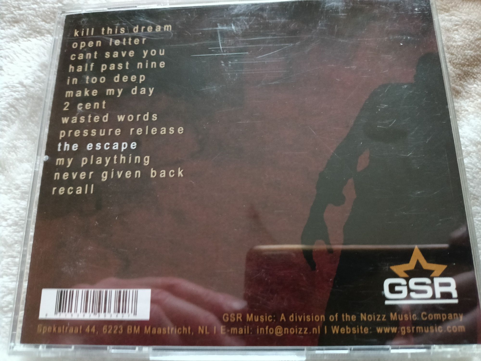 Black Friday '29 - The Escape (CD, Album)(g+)