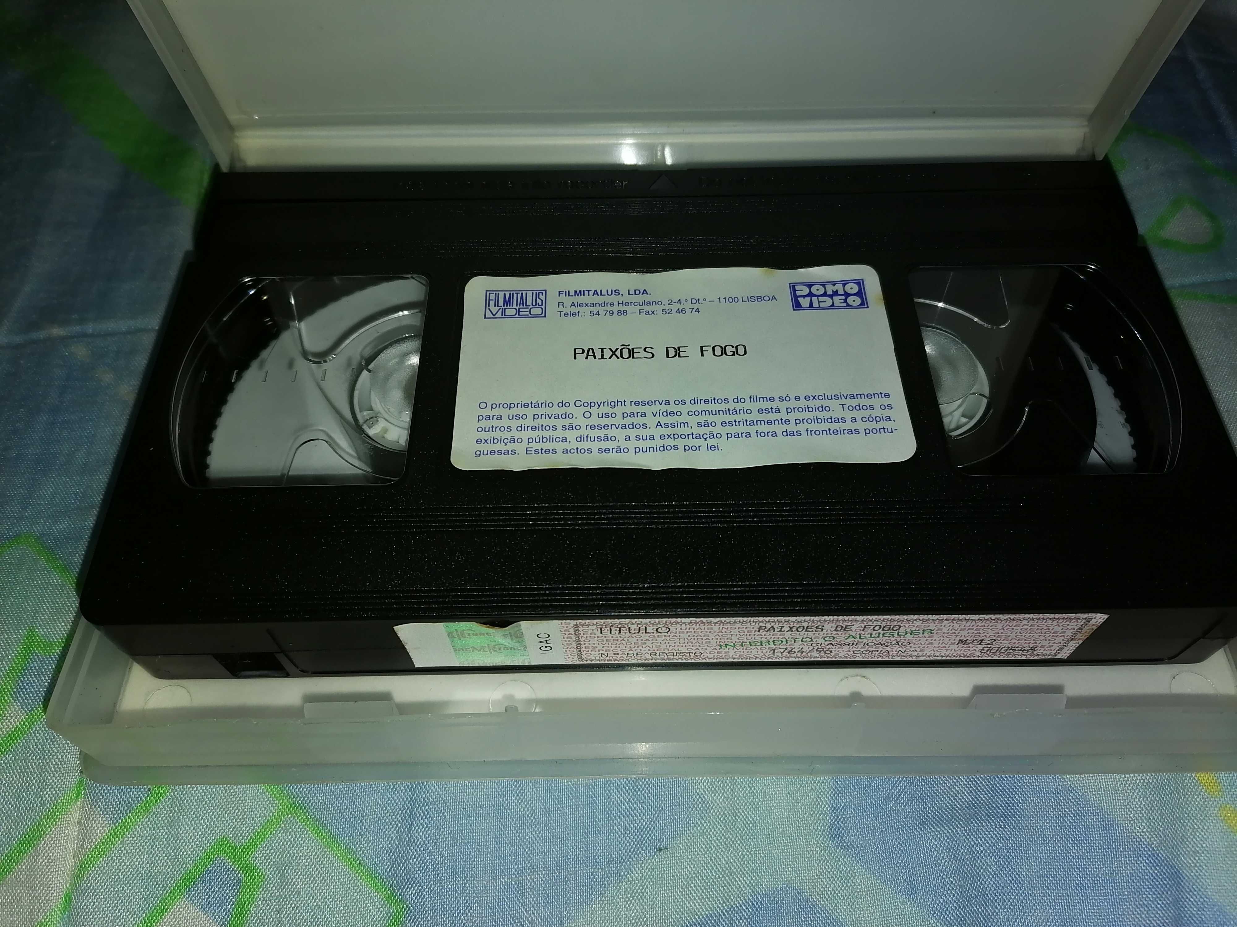 Paixões de Fogo VHS