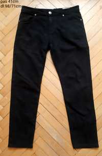 Czarne jeansy dżinsy W32 / L30 Slim Denim Co