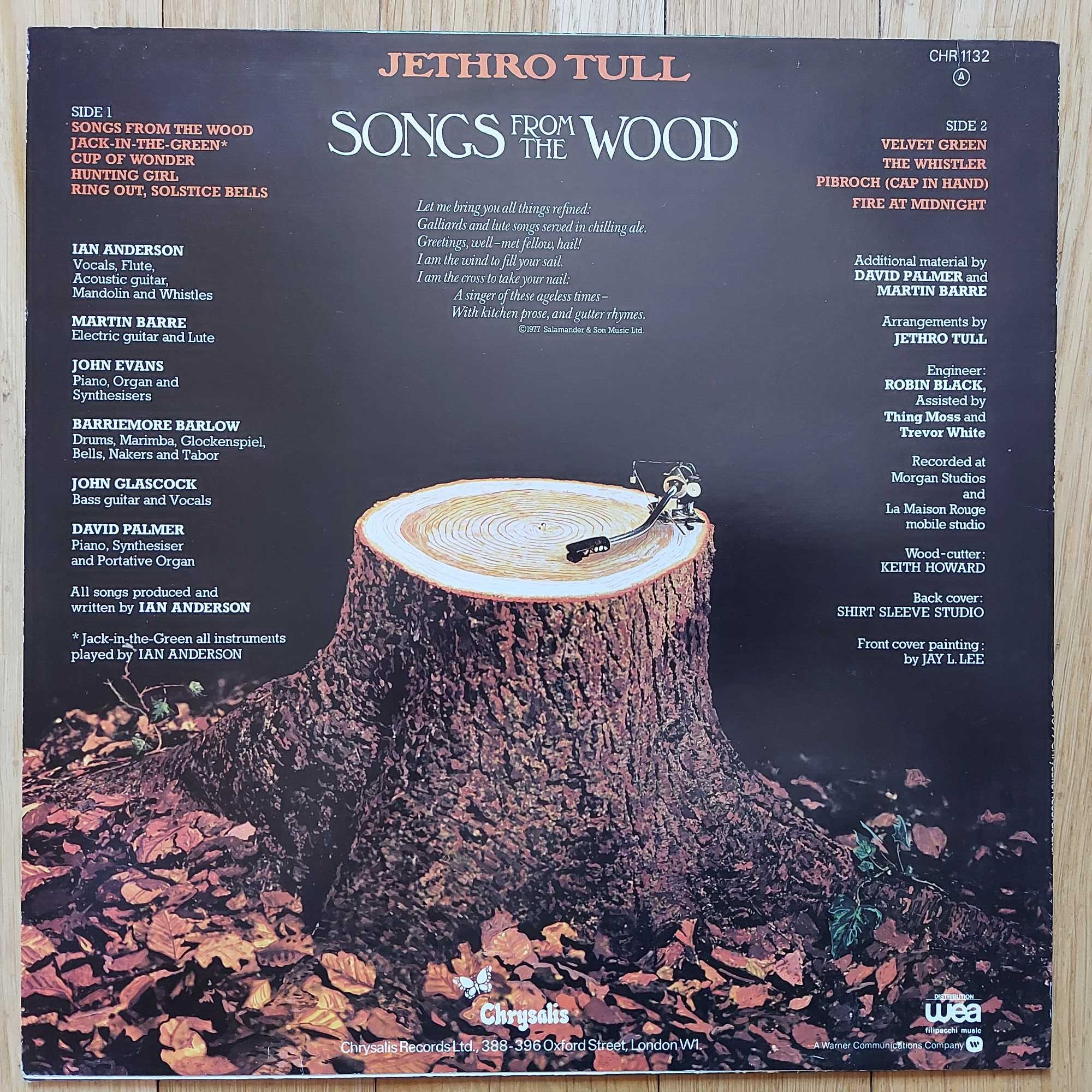 Jethro Tull  Songs From The Wood  1977  FR  (M/M) + inne tytuły