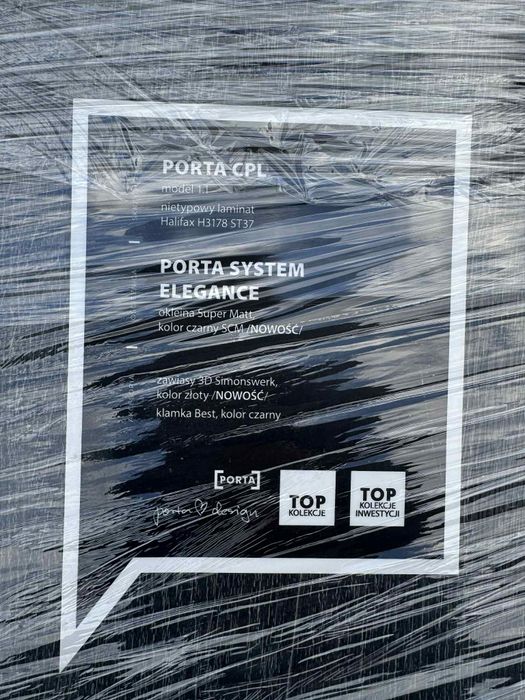 Drzwi Porta: szare, czarne i białe