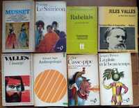 Książki francuskie, Livres français, Valles, Petrone, Musset, Sapir,