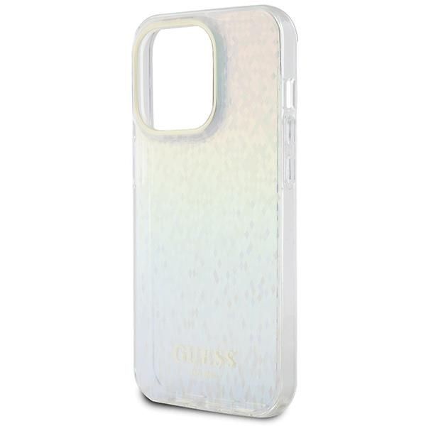 Etui Guess IML Faceted Mirror Disco Iridescent na iPhone 15 Pro