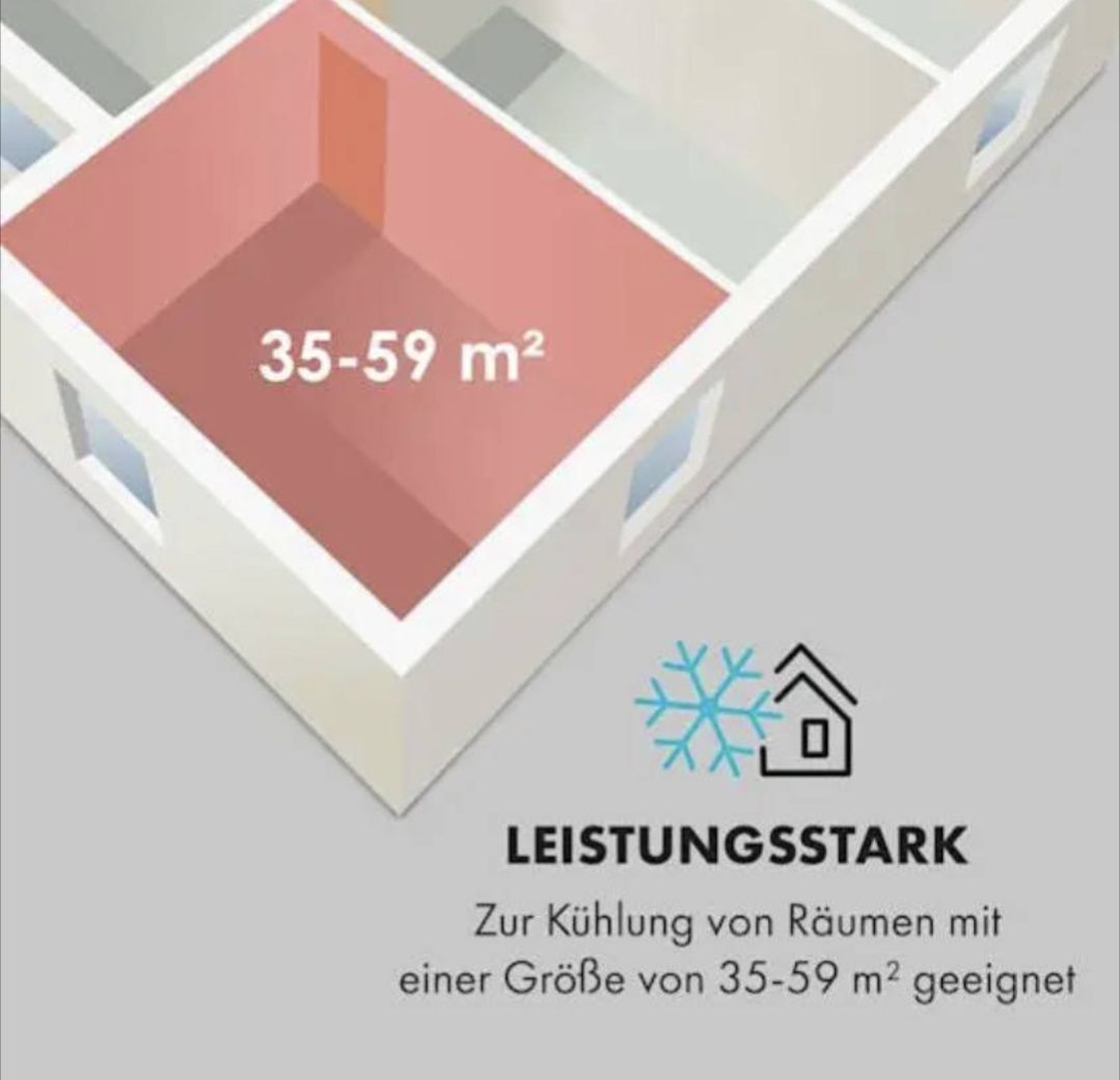 Кондиционер KLARSTEIN Iceblock 35-59 м² 3,5 кВт