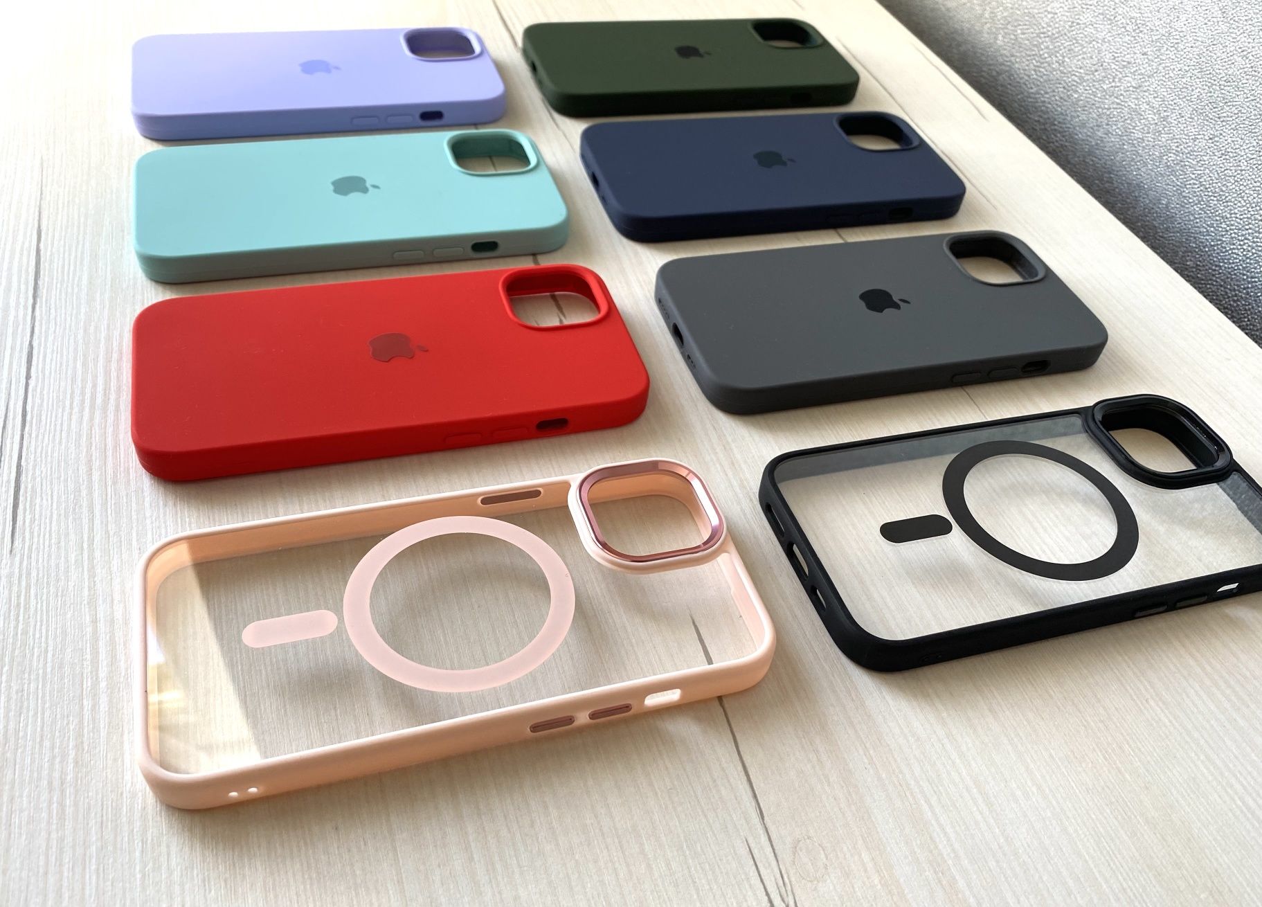 Чехол на айфон 13 Silicone Case iPhone 13 микрофибра силиконовый чохол