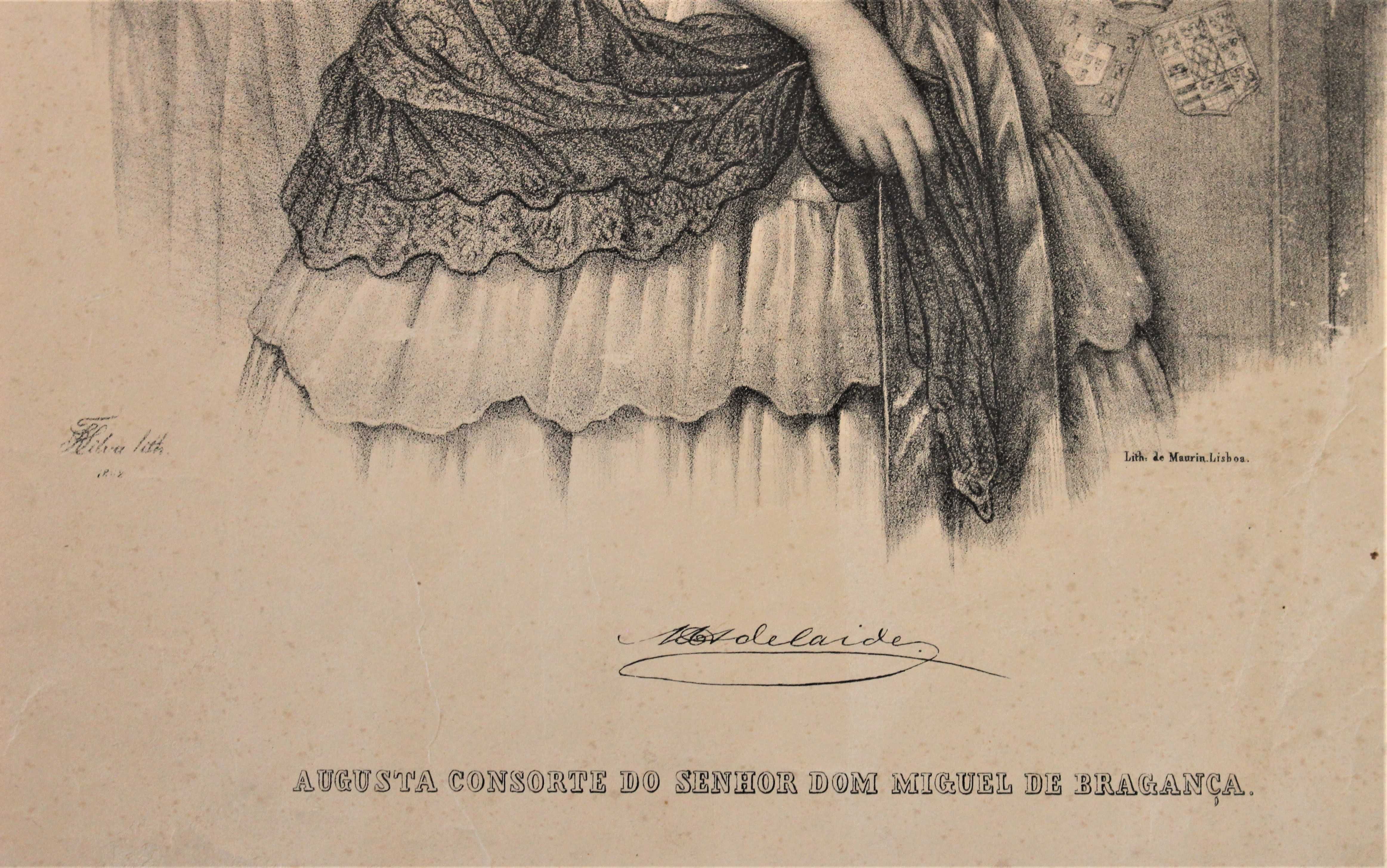 D Adelaide de Löwenstein-Wertheim-Rosenberg mulher D Miguel I