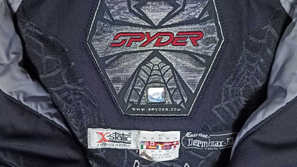 Męska kurtka narciarska SPYDER DERMIZAX-EV r.XL stan idealny