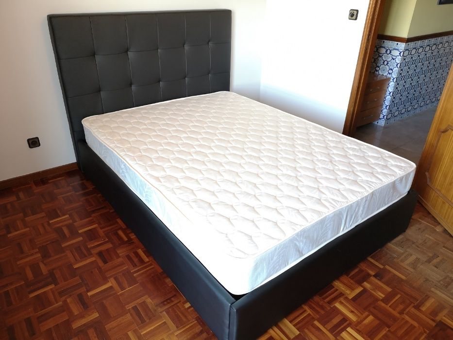 Cama Casal Estofada NOVO - FABRICA -