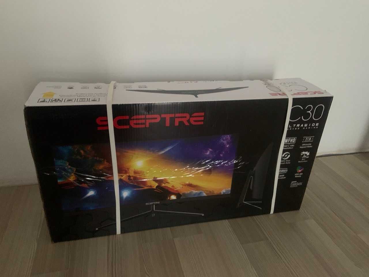 Ігровий монітор Sceptre Curved 30″ 21:9 2560x1080 200Hz Безрамочний