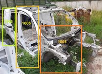 Лонжерон Мерседес Ситан Кузов Четверть порог Renault Kangoo 08-