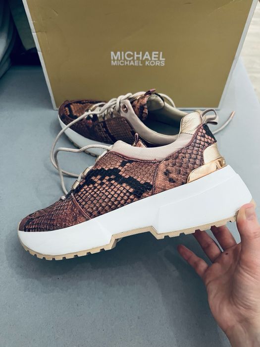 Кеды кроссовки michael kors 7M 37 кожа