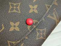Portfel Louis Vuitton klasyczna czerwona klamra