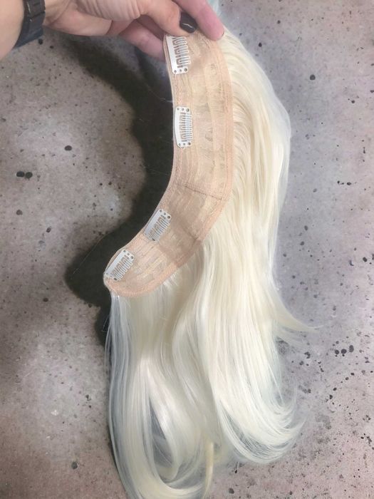 Treska z 4 klipsami, słoneczny blond dopinka