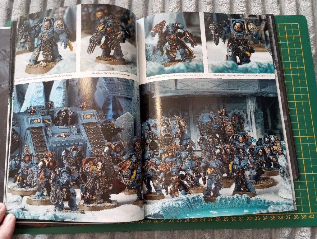 Warhammer 40k Codex Spacer Wolves uszkodzony