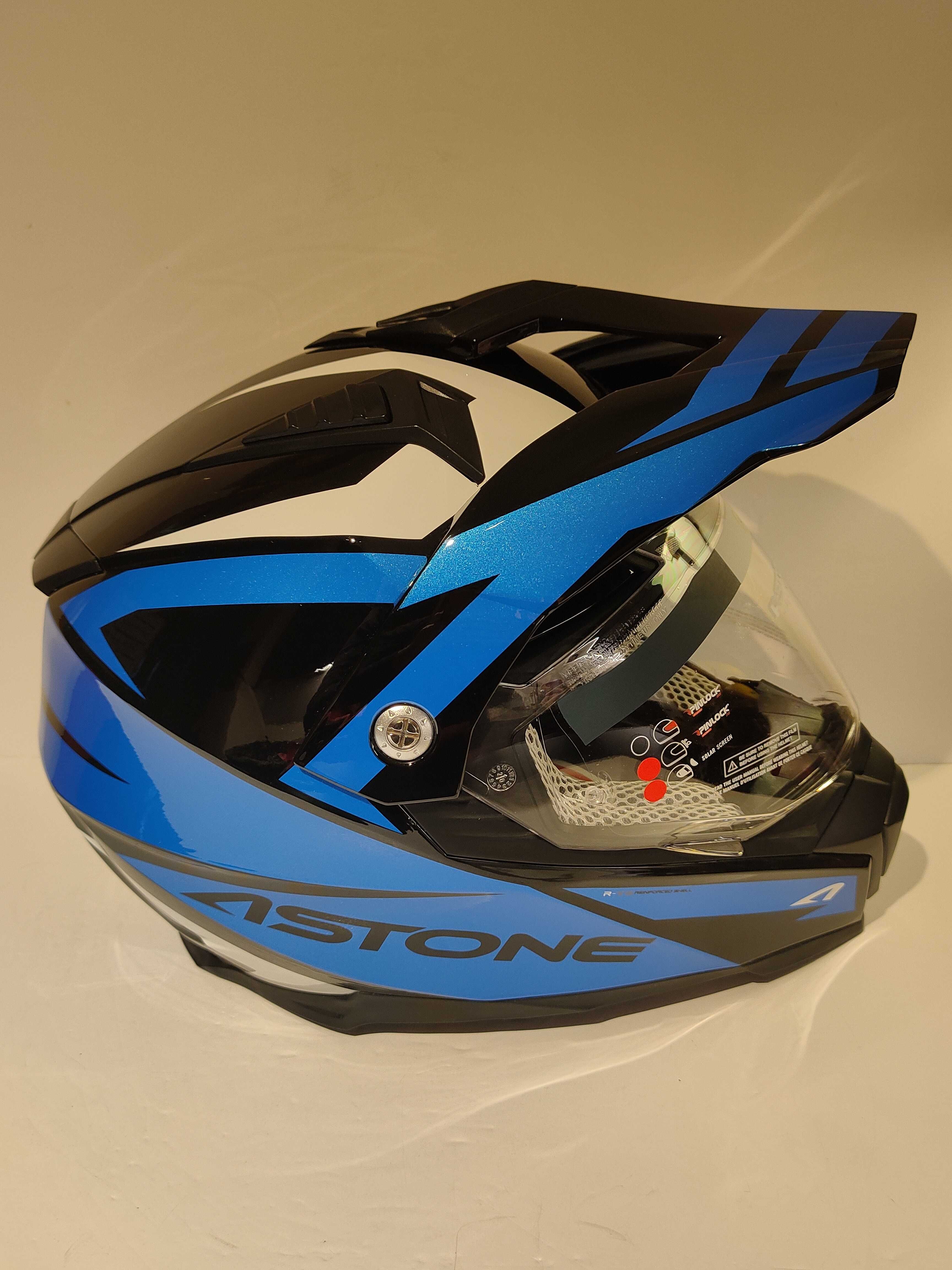 Capacete Astone dual-sport ADV Moto4 motocross novo