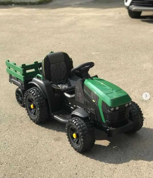 Super traktor na kołach piankowych+pilot skóra pasy Auto na akumulator